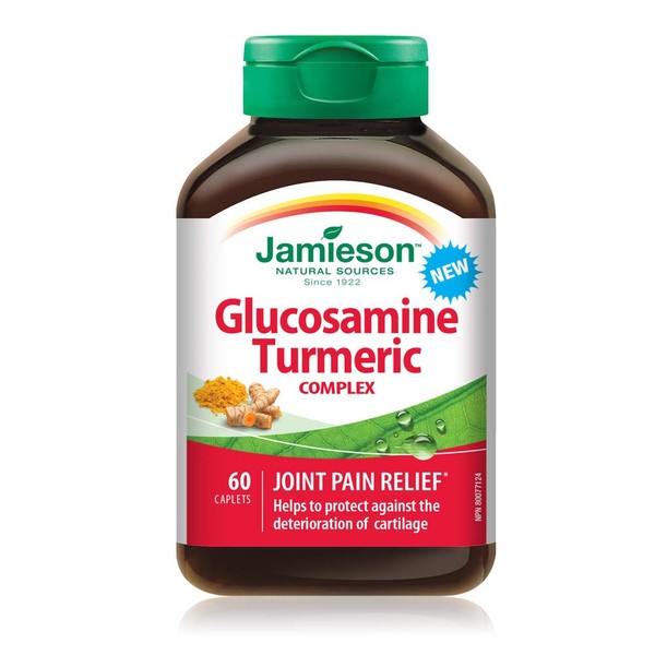 Jamieson Glucosamine Turmeric Complex - 750 mg Glucosamine with 500