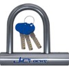 J&C JC-011UL U-Lock, Gunmetal, U-Shaped Lock, Dimple Key
