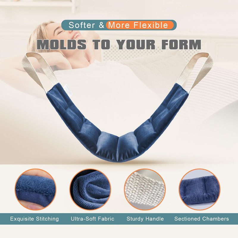 uncn Heating Pad for Neck Shoulders and Back Microwavable Wrap