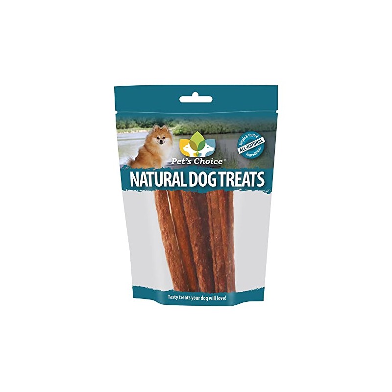 Pet's Choice Natural Dog Treats, Elk Jerky, 6 Count, Brown
