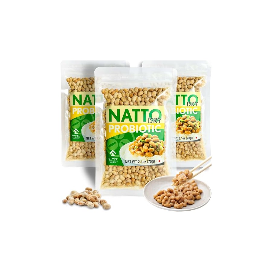 Yamasan Kyoto Uji Freeze-Dried Natto - Probiotic Superfood Set of 3