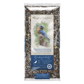 Global Harvest Foods+Songbird+Selections+Chickadee+and+Nuthatch+Wild+Bird+Food+Mealworm+10+lb.+-+Case+of%3a+1%3b