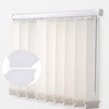 Eterspr Pack of 10 Slat Curtains, Plastic, White, for Vertical