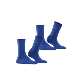 Esprit 2-Pack Women’s Plain Cotton Socks, Black/Grey, Many Other Colours, Reinforced Socks Without Pattern, Breathable, Thin and Plain, Multipack, 2 Pairs - 39-42