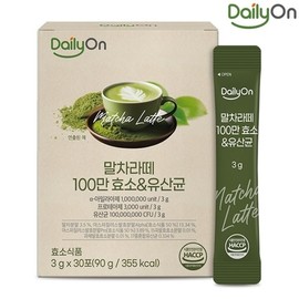 [Dailion] Domestic Matcha Latte 1 Million Enzyme Probiotics 30 Sachets x 1 Pack (1 Month) / [데일리온] 국내산 말차라떼 100만 효소 유산균 30포x1개(1개월)