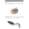 Keitech Flapper Grub 4 inch #024 Silver Pearl Glow