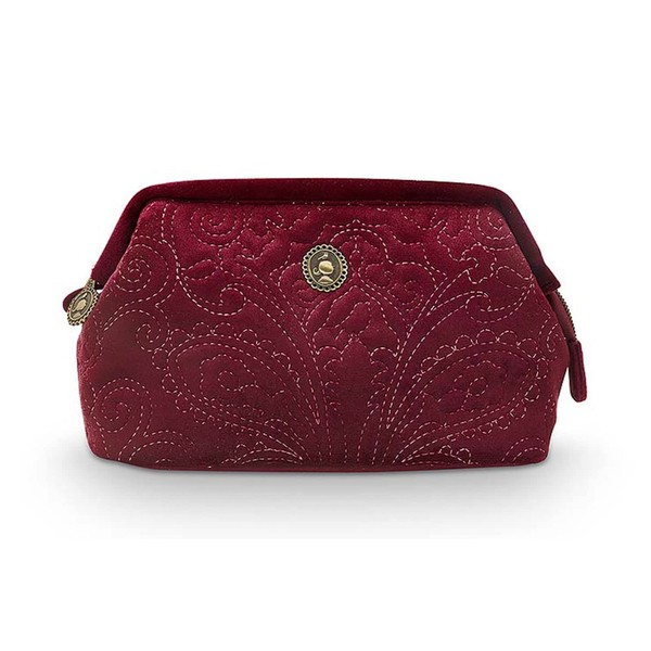 Pip Studio Cosmetic Bag Small Red 19 x 12 x