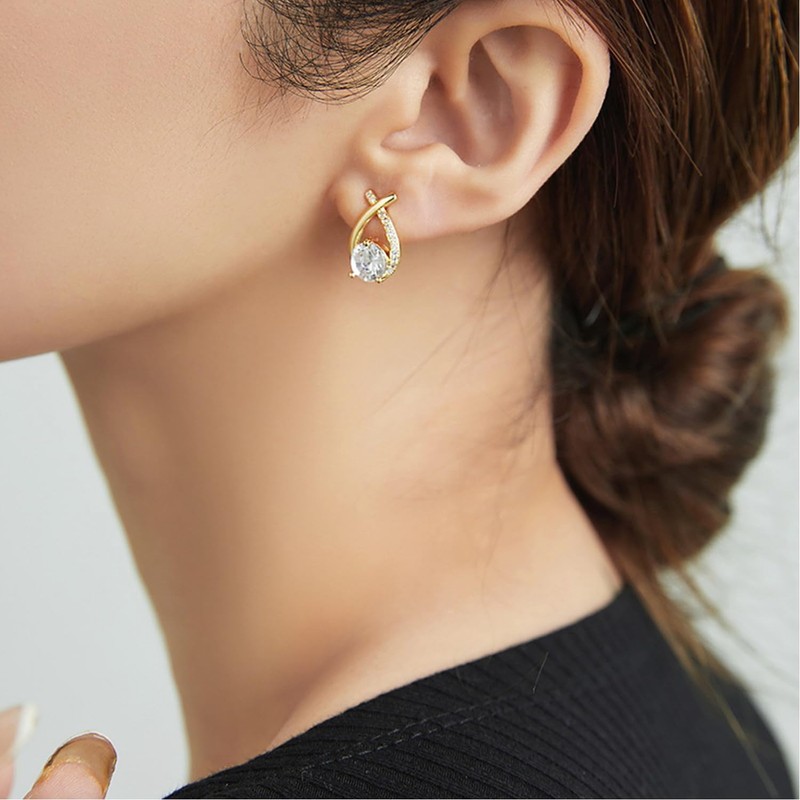 Lymphatic Earrings for Women Halolux Lymphvity Germanium Drainage Therapy Negative