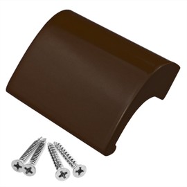 FH-'Stabil' Balcony Door Handle Balcony Pull Handle Patio Door Handle Deluxe Aluminium Brown RAL 8017