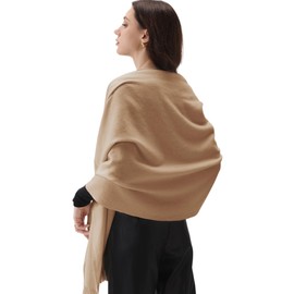 EPEIUS Scarfs for Women Pashmina Shawl Soft Wraps for Evening Dress Women Scarf for Wedding Large Winter Scarves Ladies Gifts,Sand/Tan