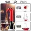 Higfra Electric Wine Aerator Pourer, Wine Decanter Pump Dispenser Set