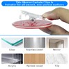 4 Pack Shower Curtain Clips, Windproof Shower Splash Guard，Self Adhesive