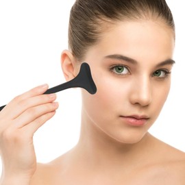 3PCS Mascara Shield, Mascara Guard for Eyelashes Silicone Mascaras Applicator Guard Reusable Eyelash Applicator Tool Eyelash Silicone Mascaras Protector Tool for Women Eye Makeup(Black, Red, Pink)