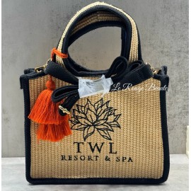 Kiehl's Kiehl’s X TWL Crossbody Straw Bag Handbag 8*6*2.5