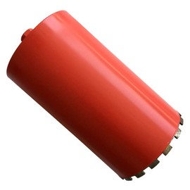 7" Wet Drill Core Bits for Concrete and Hard Masonry, 10mm Segment Height, 14" Drilling Depth, 1-1/4"-7 Arbor, Wet Only