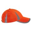 JORESTECH Safety Cap Reflective High Visibility Orange Unisex 2-Pack CAP-01