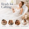 Cushioned Full Body Bathtub Pillow with Adjustable Lumbar Support,Fast Dry