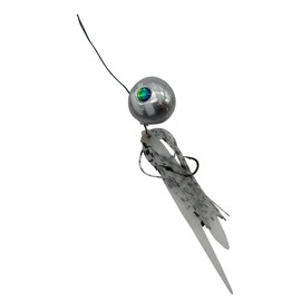 J-base Tai Lava Head Move Freely Up and Down Sea Bream Mule, 2.1 oz (60 g), Silver)