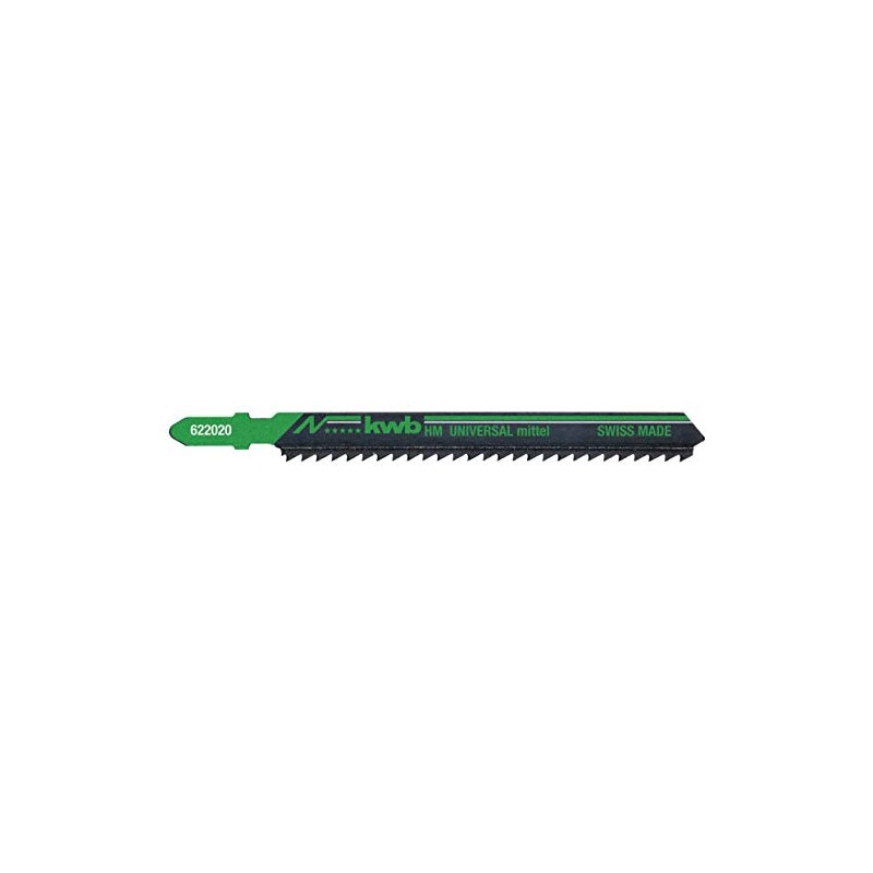 kwb WPC Jigsaw Blade S20 Single Cam/T-Shank, Carbide Teeth for