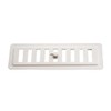 Adjusted Metal Air Vent Grate Powder Coated in White RAL