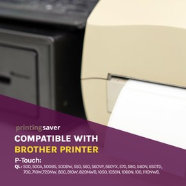 Printing Saver 2 Replacement Brother DK11201 Standard Address Labels for P-Touch QL-500 QL-550 QL-570 QL-700 QL-800 QL-810W QL-820NWB QL-1050 QL-1100 (29 x 90 mm)