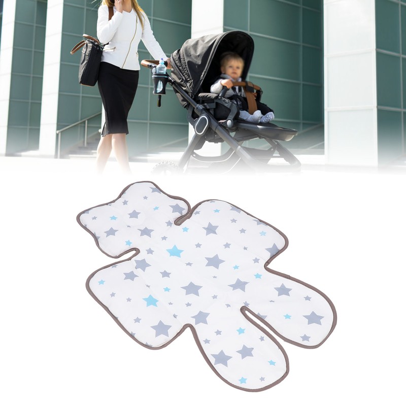 Baby Carriage Cushion Body Support Special Shaped Reduce Fatigue Washable