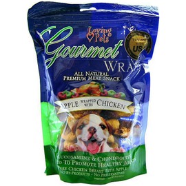 Loving Pets Gourmet Wraps Apple Wrapped with Chicken 6oz