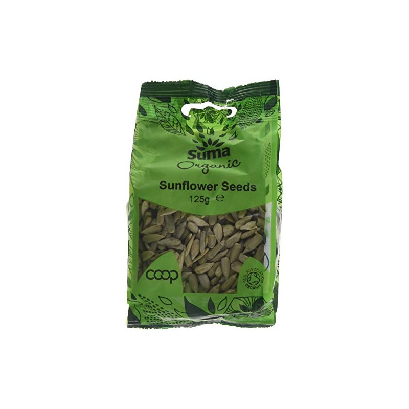 Suma Organic Sunflower Seeds 125 g (Pack of 6)