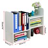 GKYMYZ Desk Organizers and Storage,Adjustable and Expandable Desktop Bookshelf, Multifunctional