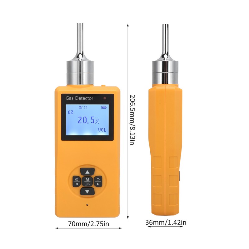 Oxygen Detector Portable High Accuracy Oxygen Analyser Ultra Low Concentration