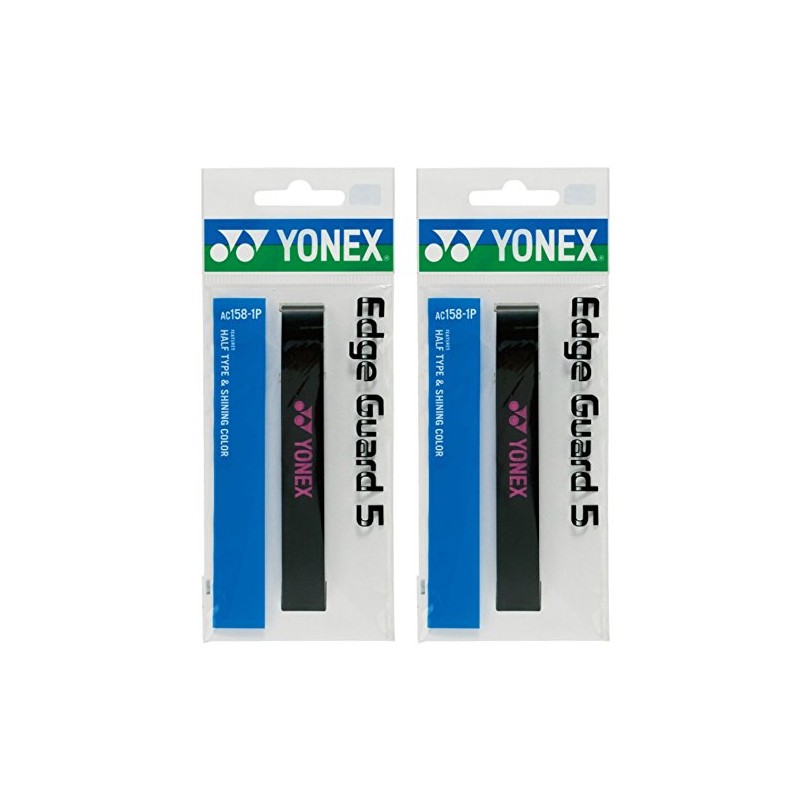 YONEX AC158-1P-181-2SET Edge Guard 5, Black x Pink, Set of