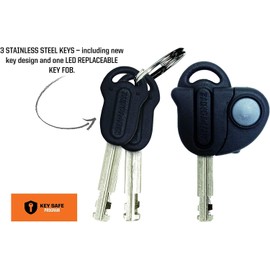 Kryptonite Evolution Mini-5 Bike U-Lock, Heavy Duty Anti-Theft Bicycle U Lock, 13mm Steel Shackle Mounting Bracket and Keys, High Security Lock for Bicycles Scooters