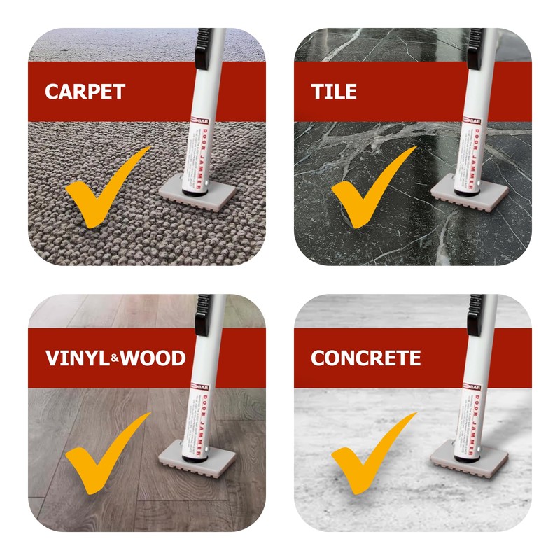 Buddybar Door Jammer Home Security Door Bar