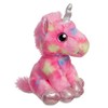 Aurora, 60866, Sparkle Tales, Rainbow Unicorn, 7In, Soft Toy, Pink