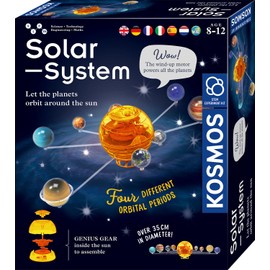 Kosmos 617097 Solar System, Let the Planets Circle Around the Sun, Mechanical Model, Experiment Box for Children from 8-12 Years on Astronomy and Space, Multilingual Instructions (English language not