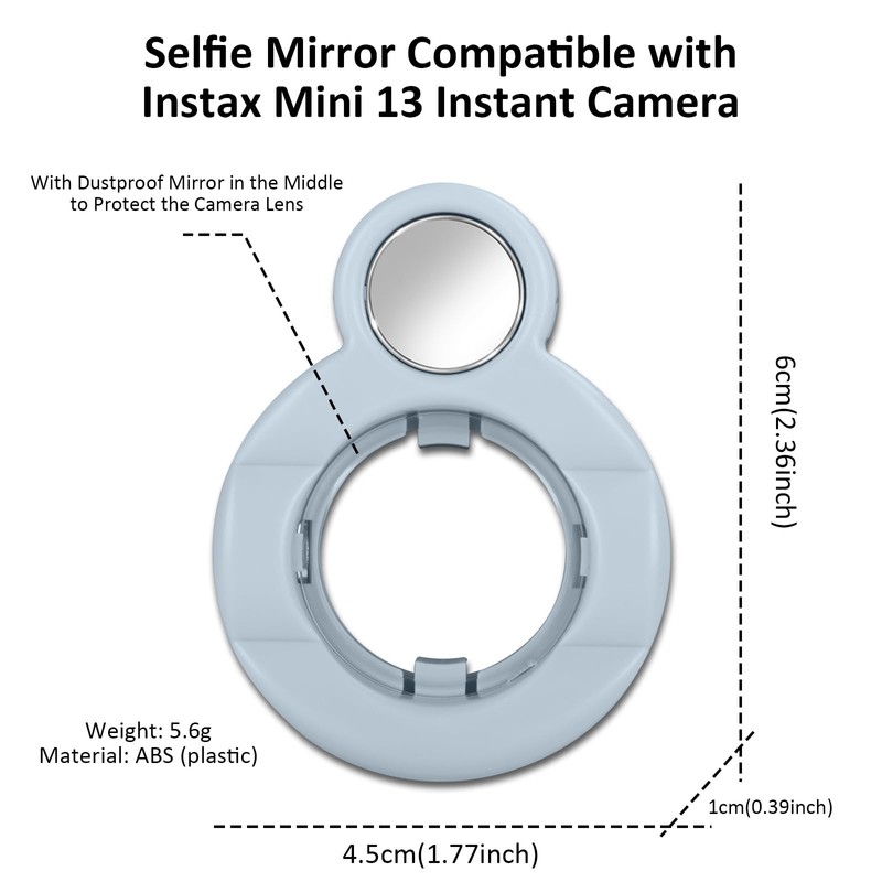 HIYQIN Fuji Mini 13 Selfie Mirror, Close UP Lens Compatible