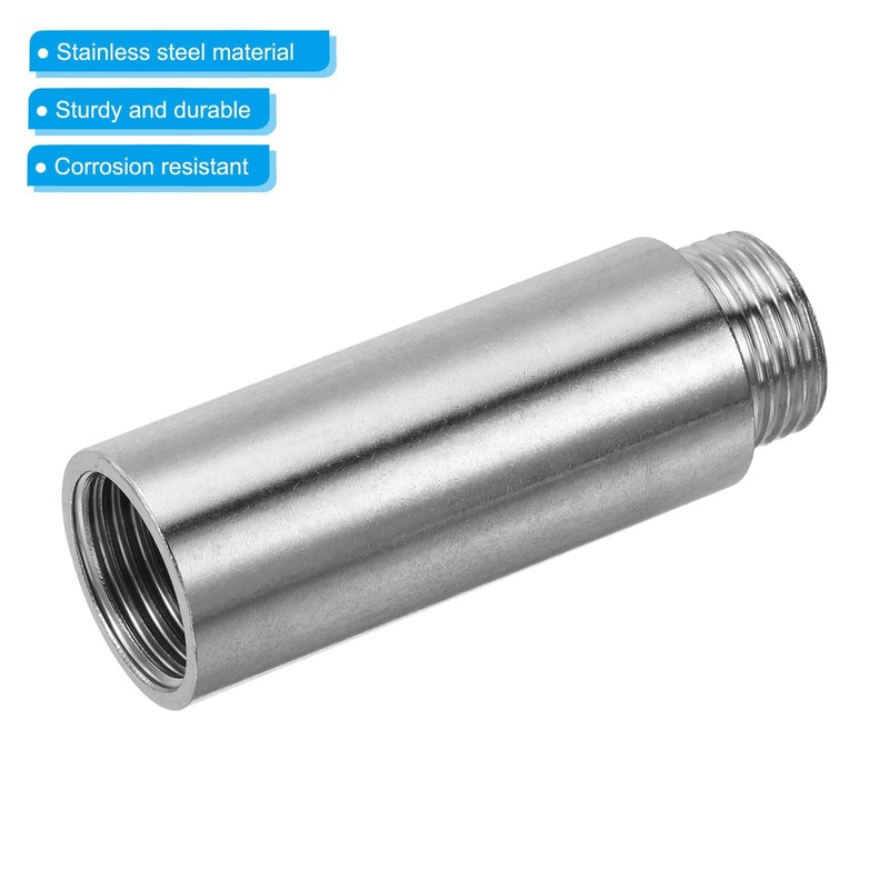 PATIKIL Shower Head Extension Arm, 2 Pack Stainless Steel G1/2