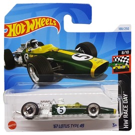 Hot Wheels - ´67 Lotus Type 49 - HW Race Day 8/10 - HRY76 - Short Card - Classic Team Lotus - Ford - Mattel 2024 - 1:64