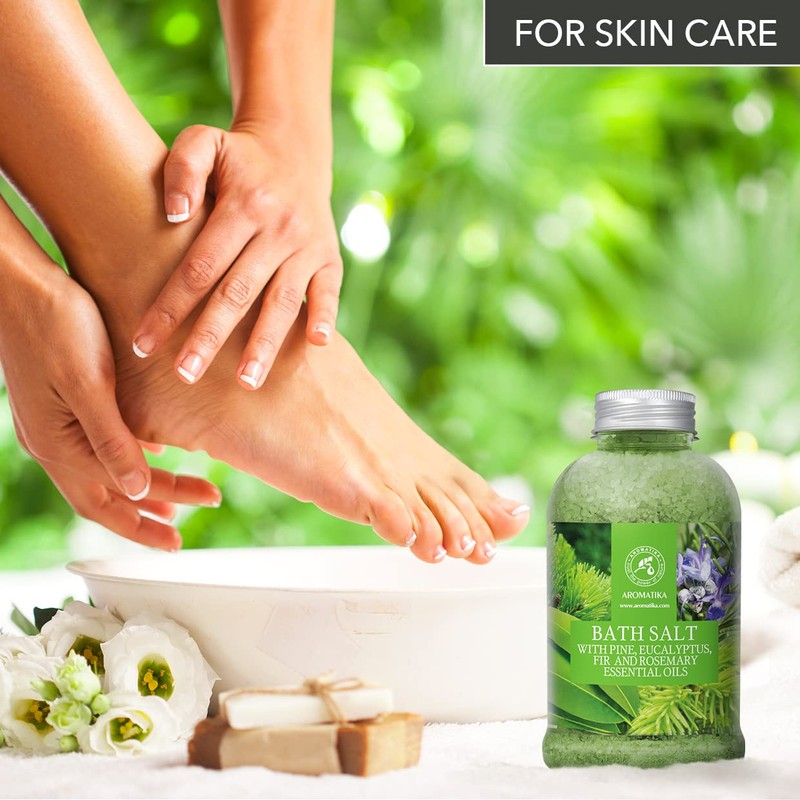 Sea Salt Bath 600 g with Pine - Eucalyptus -