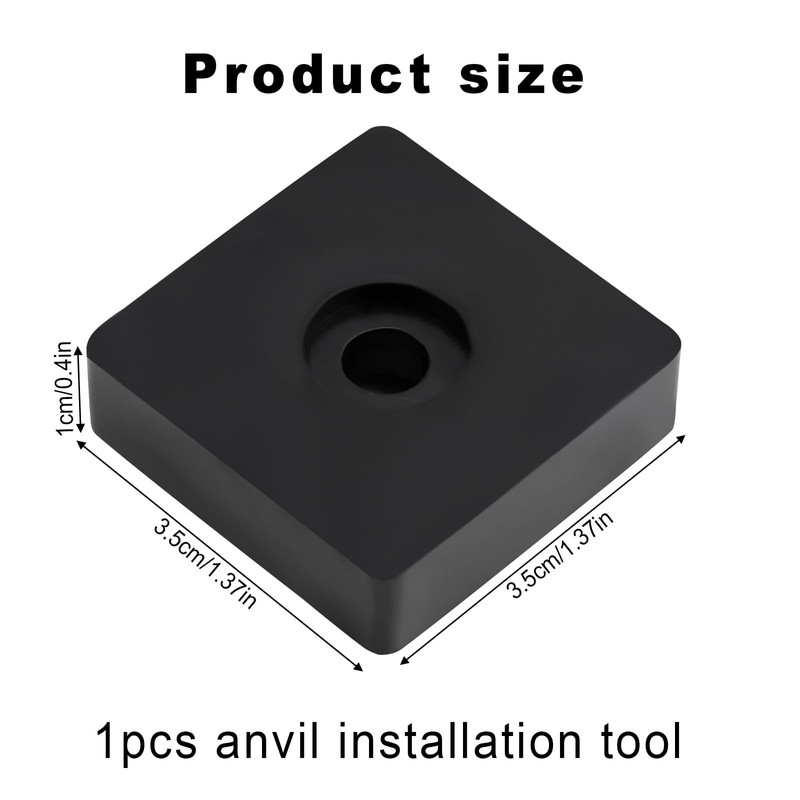Locking Ring Anvil Tool, Anvil Mounting Tool for 3/8 Inch