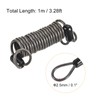 PATIKIL Security Steel Cable 2.5mm x 1m/3.28ft Coated Spring Luggage