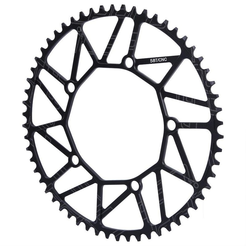 Bicycle Chainwheel 50/52/54/56/58T 130BCD Bicycle Single Speed Chainring Bicycle Road