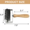 EVEDMOT Lattice Cutter Dough Lattice Roller, Stainless Steel Roller Cutter