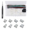 PENGLIN 460pcs MX 1.25mm Connector Kit 2/3/4/5/6/7/8/9/10 Pin Male and