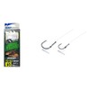 Owner Method Feeder Fishing Hooks with Quick Stop - 6 Hooks for Feeder Fishing for Coarse Fish, Feeder Hooks, Single Hook for Feeders, Size/Diameter/Load Capacity: Size 12/5.0 kg/0.22 mm