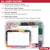 20 Compartment Large Pill Case with Airtight Seal - Silicone