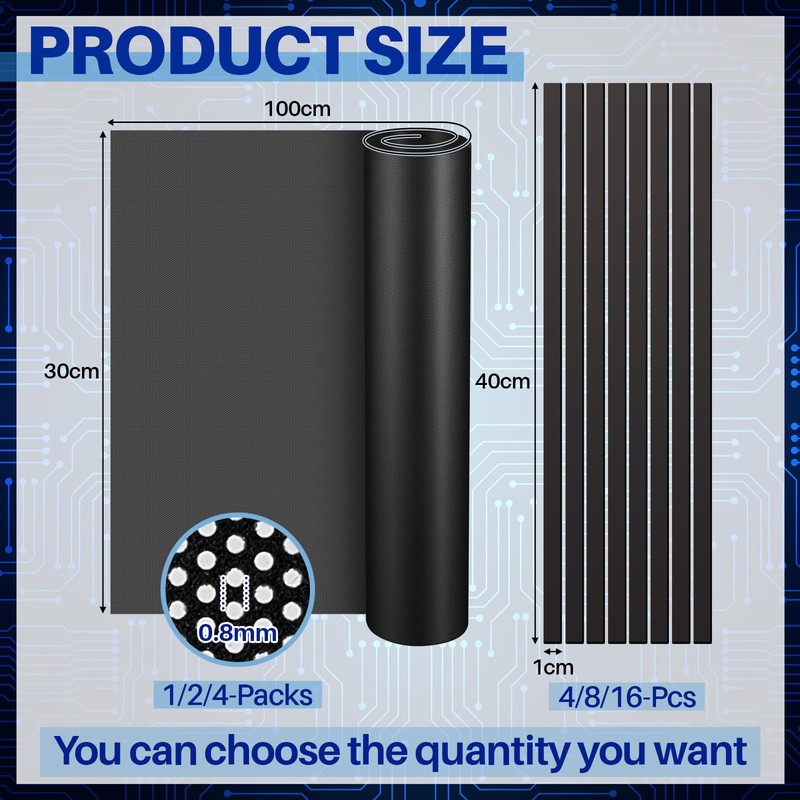 Woanger 1 Pcs 1000 x 300 mm DIY PC Case