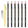 6 Piece Black Colour Waterproof Eyebrows Pencil Tattoo Makeup And