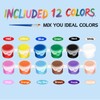 20 Pack Mini Acrylic Paint Set, 12 Colors Washable Paint