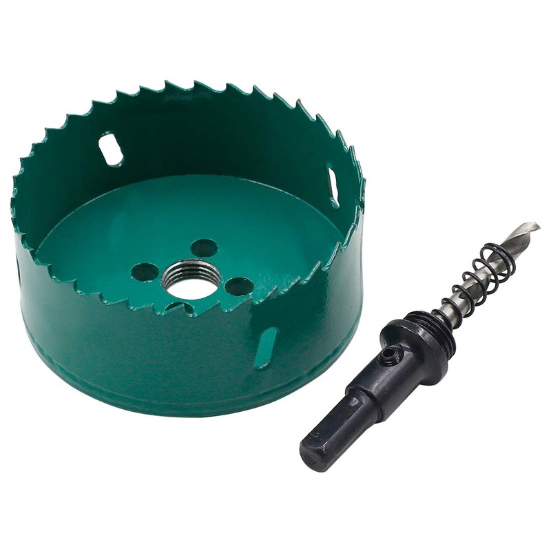 Qjaiune 90mm/3.5" Hole Saw BI-Metal Heavy Duty Hole Cutter for